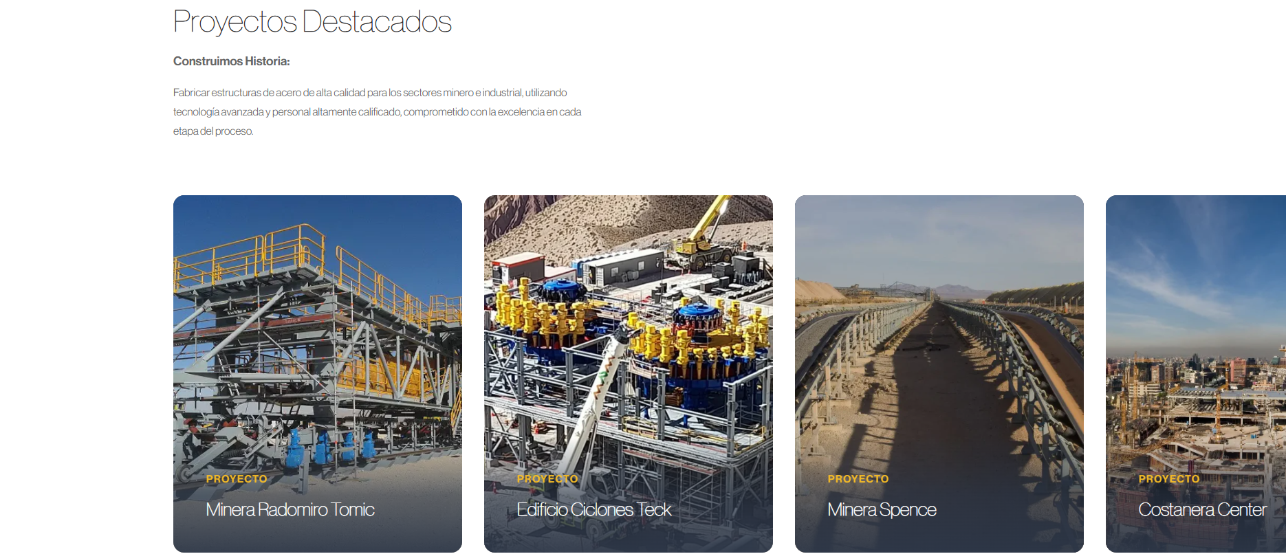 Proyectos Destacados